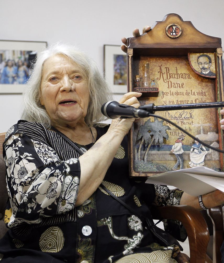 La cantante estadounidense Barbara Dane.