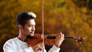 El violinista venezolano Wuilly Arteaga.&nbsp;