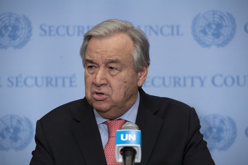 El secretario general de la&nbsp;ONU, António Guterres.
