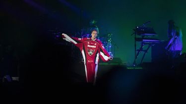 El astro pop canadiense Justin Bieber da un concierto al final de una carrera de Fórmula Uno en Jiddah, Arabia Saudita, el domingo 5 de diciembre de 2021. H&M retiró una colección del artista.
