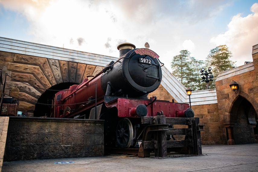 The Hogwarts Express.