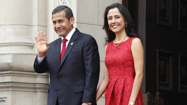 El expresidente peruano Ollanta Humala y su esposa, Nadine Heredia.