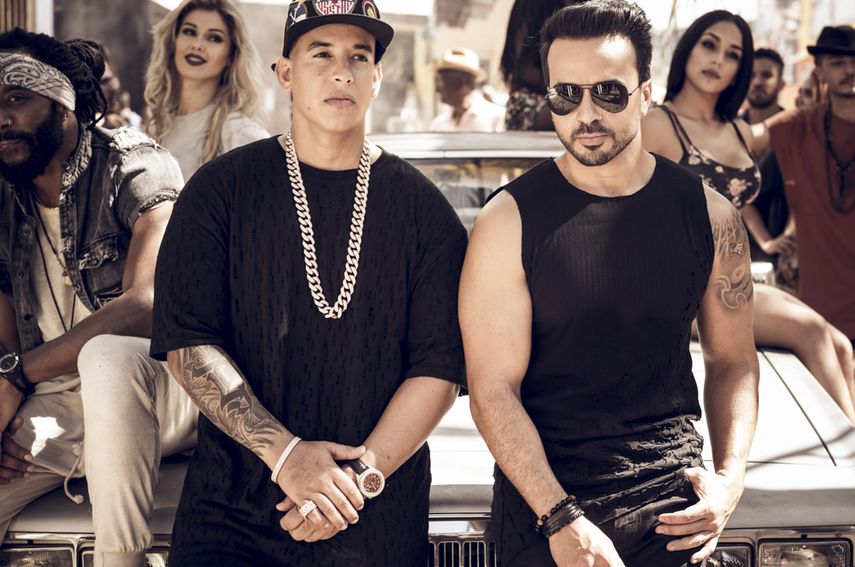 Los boricuas Daddy Yankee y Luis Fonsi en el videoclip de la canción Despacito. 