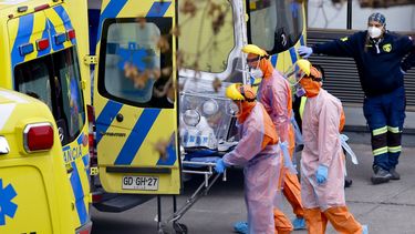 Trabajadores sanitarios en Chile durante la pandemia de coronavirus &nbsp;