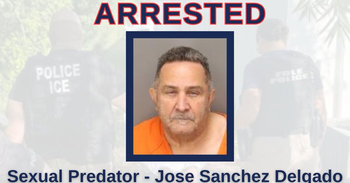 Florida anuncia arresto de depredador sexual José Sánchez Delgado en operación conjunta con ICE