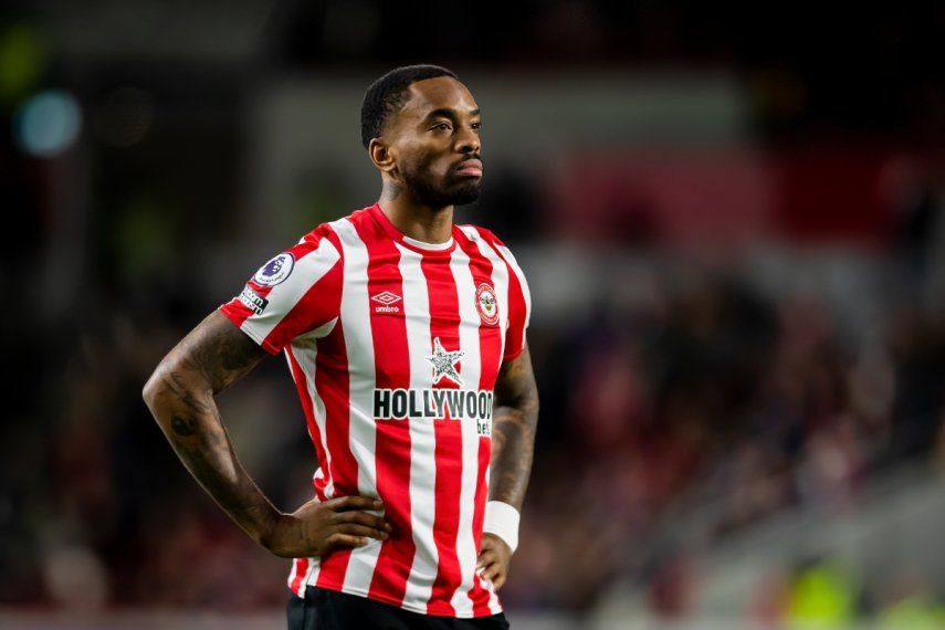 El delantero inglés Ivan Toney del Brentford de la Liga Premier durante el partido contra Bournemouth, el sábado 14 de enero de 2023.&nbsp;