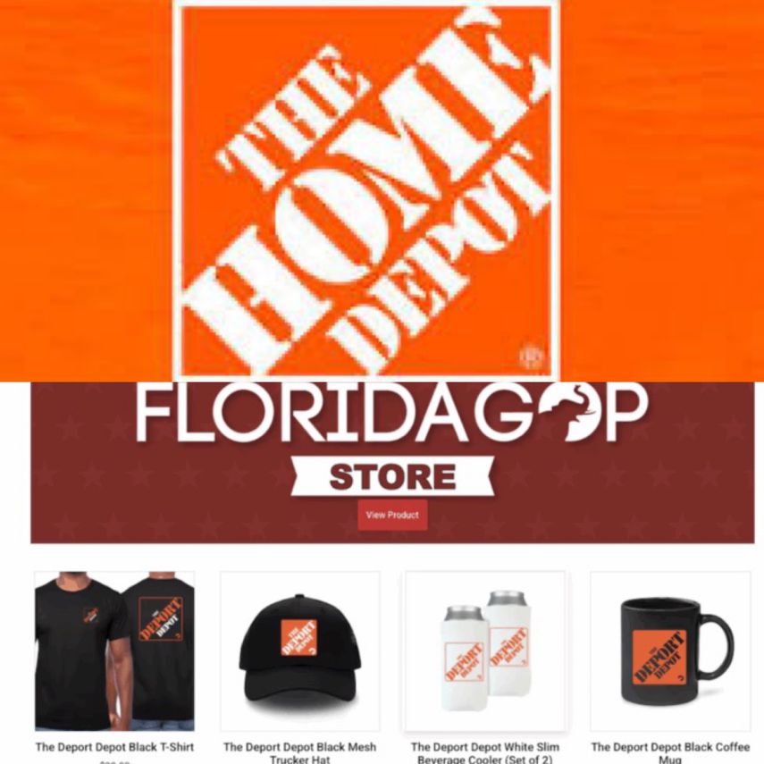 Partido Republicano de Florida retira productos de su web.