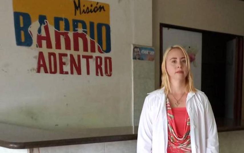 La doctora Elisandra del Prado en Venezuela.&nbsp;