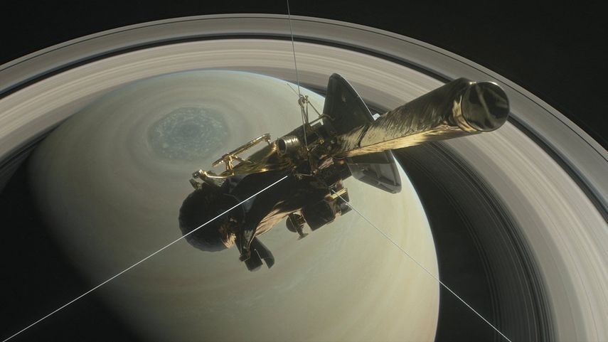 La sonda espacial Cassini.&nbsp;