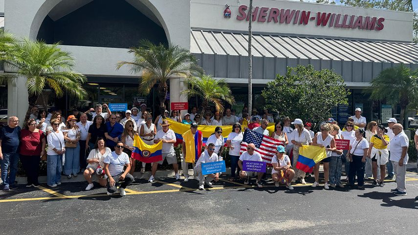 Colombianos en la ciudad de Weston, Broward.