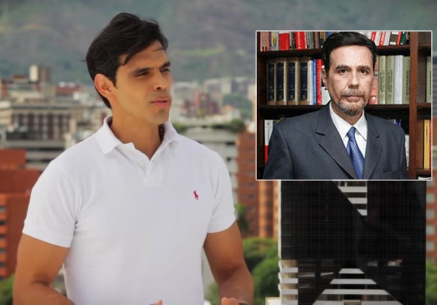 César García (izq.) y el exmagistrado Marco Tulio Dugarte (recuadro). (ARCHIVO)