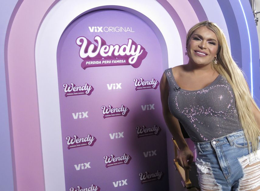 La influencer y cantante mexicana Wendy Guevara posa para un retrato para promover su serie Wendy, perdida pero famosa en la Ciudad de México el miércoles 4 de octubre de 2023.&nbsp;