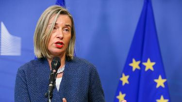 Federica Mogherini, representante de la Unión Europea (UE) para la Política Exterior.