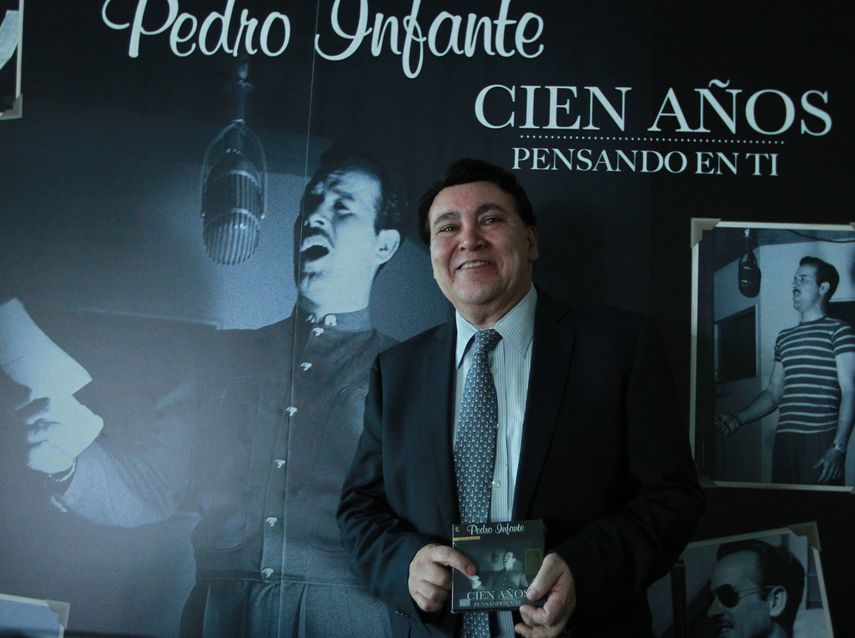 El representante de la Sociedad de Autores y Compositores de México, Jose Alfredo Jiménez Jr.