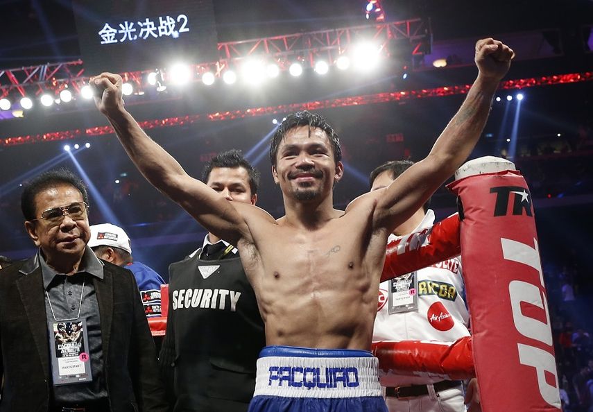 Pacquiao ganó de forma cómoda ante un Chris Algieri evidentemente inferior. (AP)