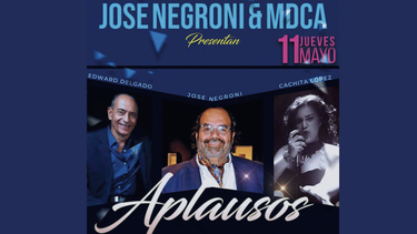 Negronis Trio presenta el concierto Aplauso el 11 de mayo en el Miami Dade County Auditorium.