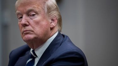 El presidente de los Estados Unidos, Donald&nbsp;Trump, durante un debate en la Casa Blanca, Washington, DC, EEUU, este 11 de enero de 2018.