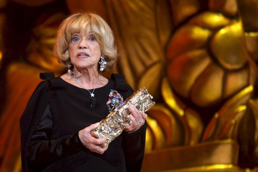 La actriz&nbsp;Jeanne Moreau.