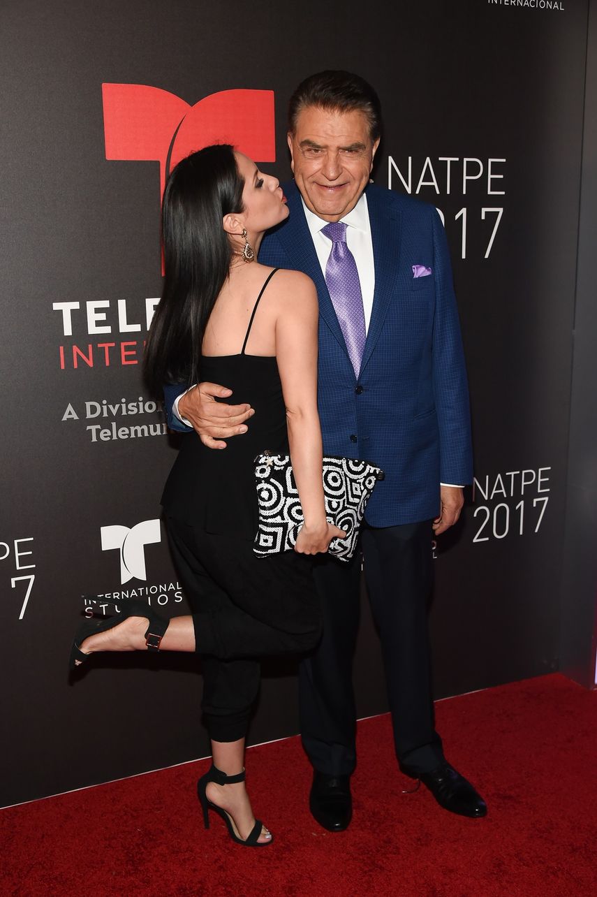 Silvana Arias y Don Francisco.&nbsp;