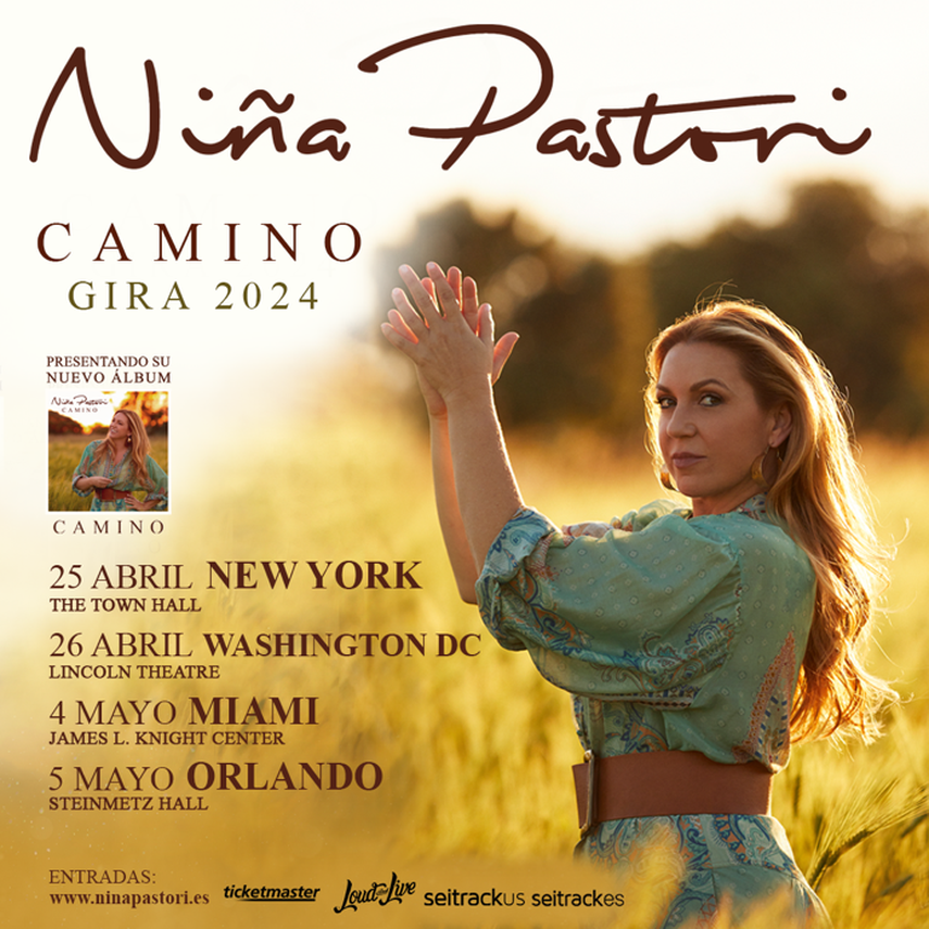 La cantante española Niña Pastori presenta su gira Camino en EEUU.