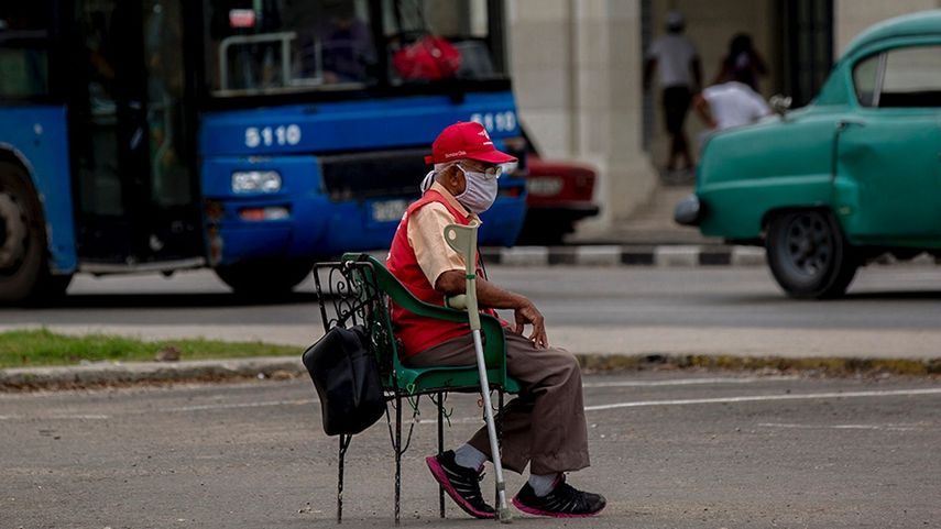 Un anciano en La Habana, Cuba.&nbsp;