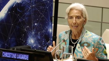Christine Lagarde,&nbsp;directora gerente del&nbsp;Fondo Monetario Internacional, alerta sobre alarmante deuda global.