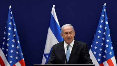 El primer ministro de Israel Benjamín Netanyahu en una visita anterior a Washington.