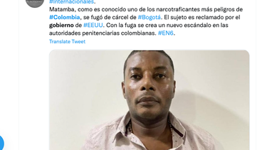 Juan Larrinson Castro Estupiñán, alias Matamba.&nbsp;