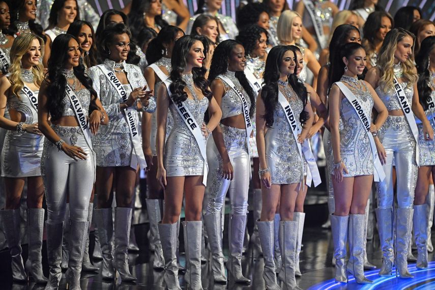 Aspirantes a la corona de Miss Universo en la 73 edición del certamen de belleza celebrado en Ciudad de México.