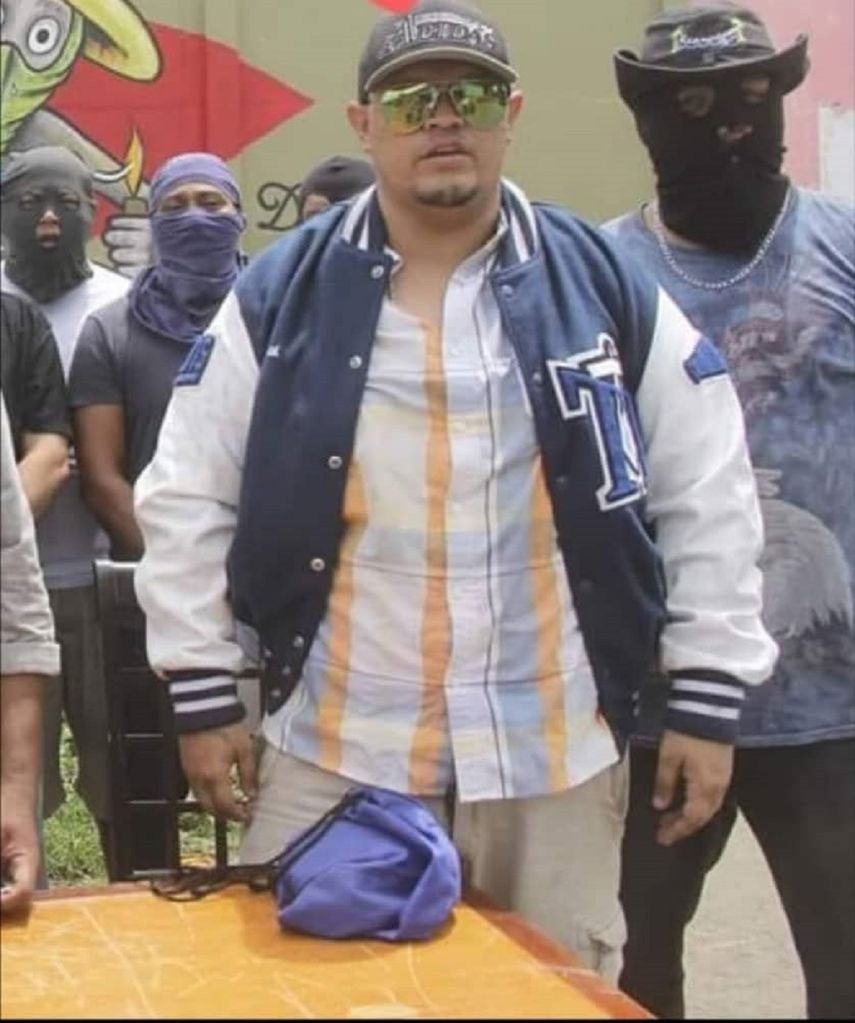 &nbsp;  Ervin Gallo Salgado durante las protestas contra el r&eacute;gimen de Daniel Ortega, en la cuidad de Le&oacute;n.  &nbsp;