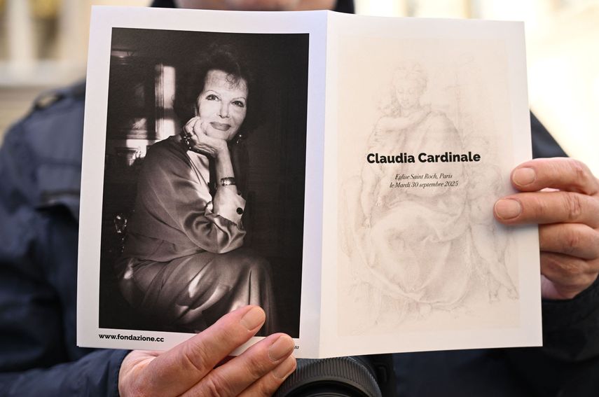 Funeral de Claudia Cardinale en París, 2025
