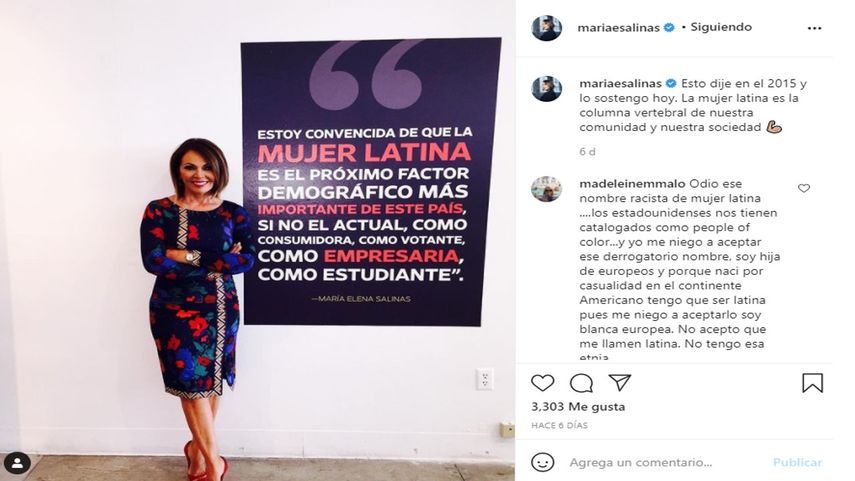 La periodista María Elena Salinas.&nbsp;