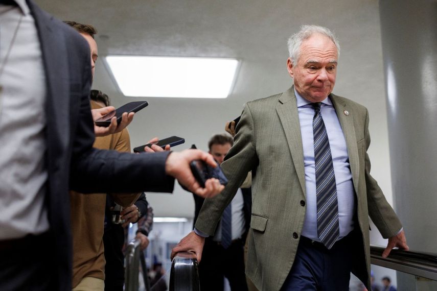 El senador demócrata por Virginia Tim Kaine