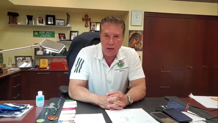 Carlos Hernández, alcalde de Hialeah.&nbsp;