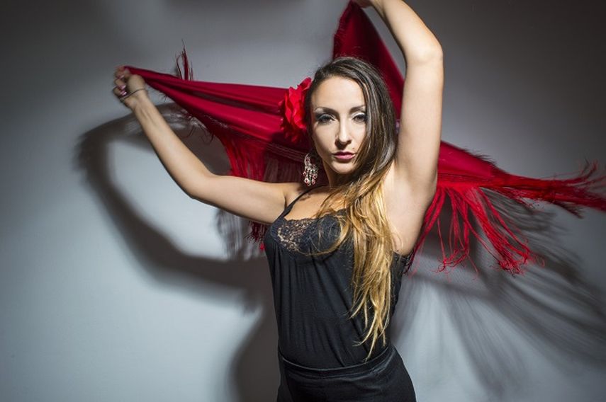“Soy un instrumento, transmito lo que haga falta transmitir en cada momento,expresó la cantante y bailaora española Ingrid Reino. (JJ BLANCO)