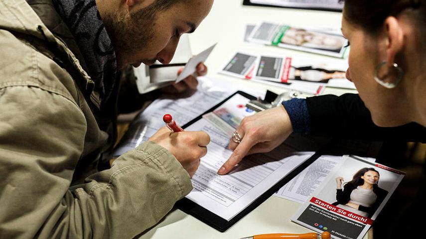 Oficina de empleo en Alemania.&nbsp;