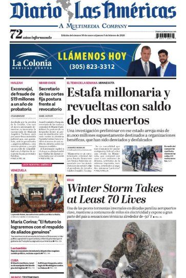 Edición semanal del 30 de enero al 5 de febrero de 2026 Edición semanal del 30 de enero al 5 de febrero de 2026