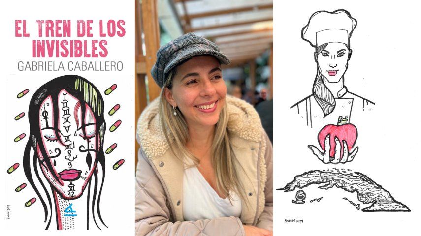 Gabriela Caballero, autora del libro de cuentos El tren de los invisibles.
