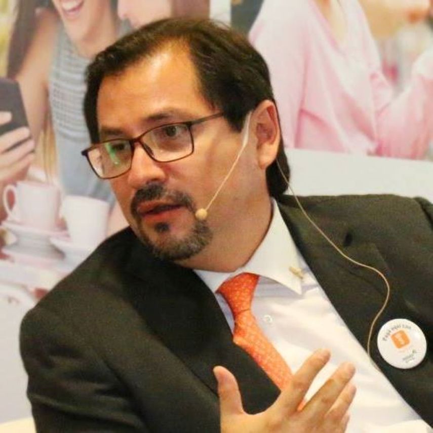 El presidente ejecutivo del Banco de la Producción (Banpro), Luis Rivas Anduray.