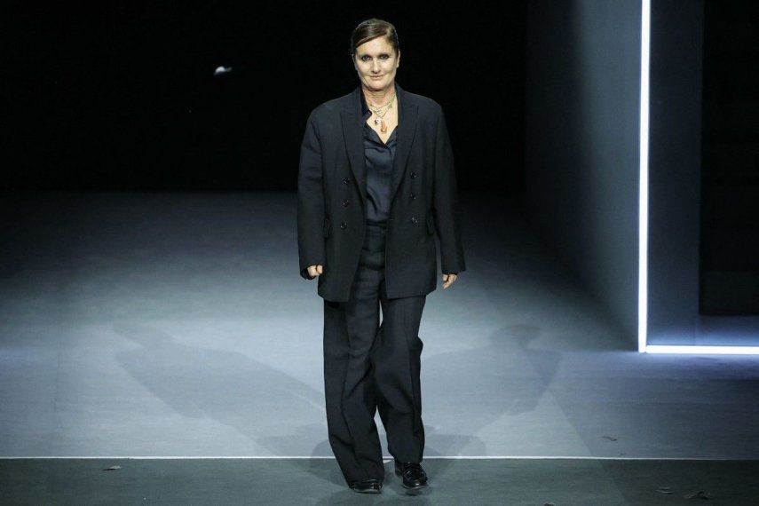 La diseñadora italiana Maria Grazia Chiuri, exdirectora creativa de la línea femenina de la casa Dior.&nbsp;