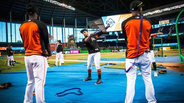 El actual presidente de la novena, Jeffrey Loria, aseguró que esperaba vender el equipo antes del 2018.