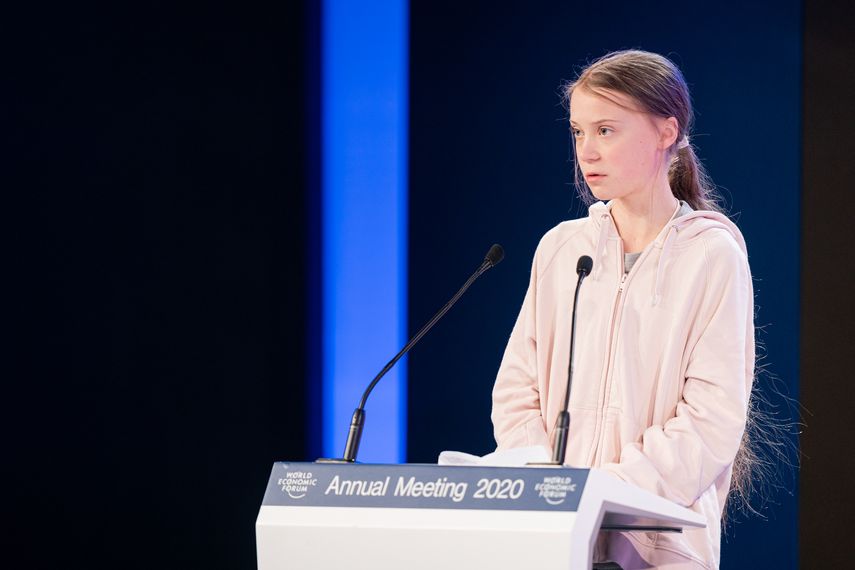 La activista sueca Greta Thunberg.
