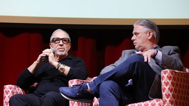 Emilio Estefan y el empresario, Nelson Alvareda.