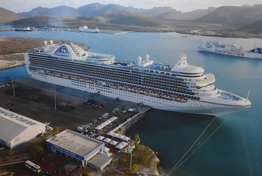 Imagen tomada durante SeaTrade 2019 del barco que realiza la ruta de Mar de Cortés.&nbsp;