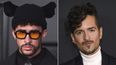 En esta combinación de fotos, Bad Bunny, a la izquierda, llega a la 63ra entrega anual de los premios Grammy en Los Ángeles el 14 de marzo de 2021, y Tommy Torres llega a la gala para la Persona del Año de la Academia Latina de la Grabación en Las Vegas el 13 de noviembre de 2019.&nbsp;