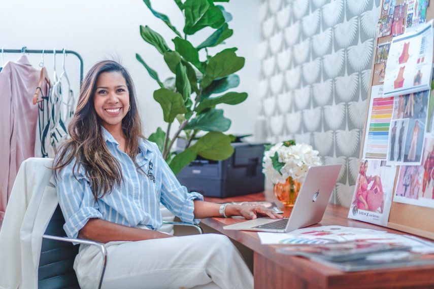La diseñadora colombiana Lala Beltrán.
