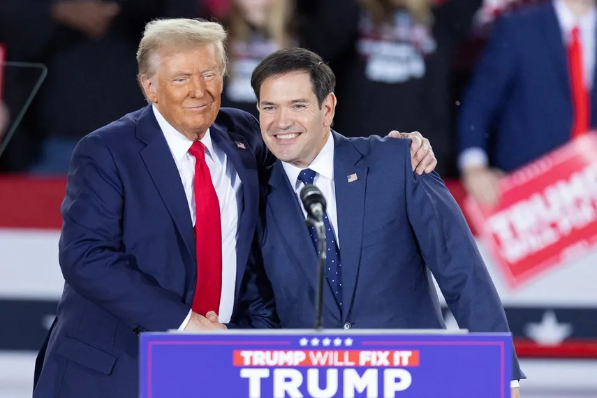 Donald Trump y Marco Rubio, una nueva política exterior para Estados Unidos. 