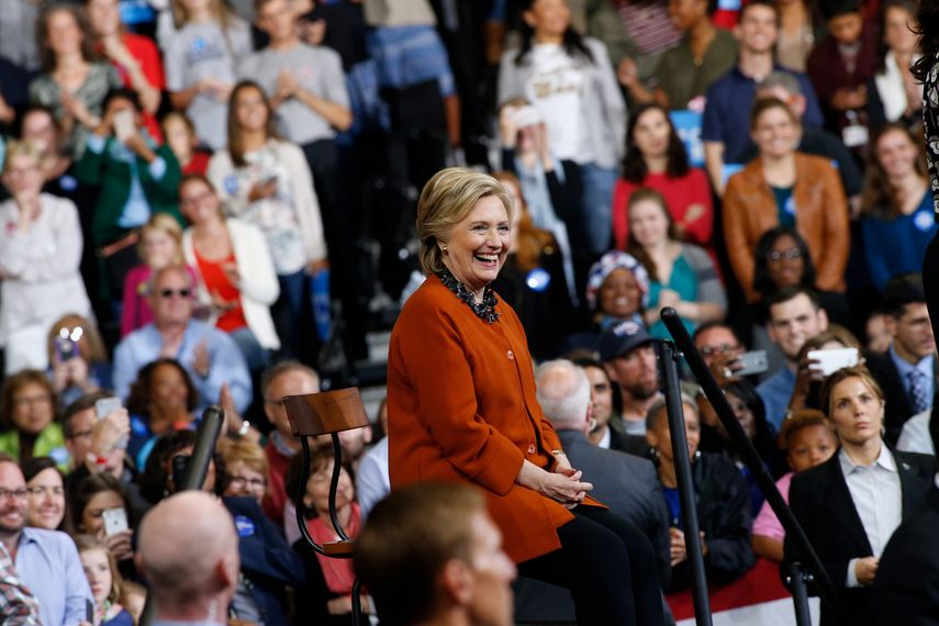 Hillary Clinton, candidata a la presidencia de los Estados Unidos 