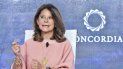 La vicepresidenta de Colombia María Lucía Ramírez. La vicepresidenta de Colombia María Lucía Ramírez.