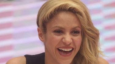 La cantante colombiana Shakira participa en el lanzamiento de su nuevo perfume Dance, en Sao Paulo. 